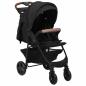 Preview: 3-in-1 Kinderwagen Anthrazit Stahl 