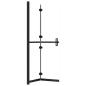 Preview: Faltbare begehbare Duschwand Transparentes ESG Glas 70x190 cm