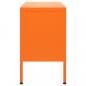 Preview: TV-Schrank Orange 105x35x50 cm Stahl    