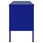 Preview: TV-Schrank Marineblau 105x35x50 cm Stahl    