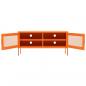 Preview: TV-Schrank Orange 105x35x50 cm Stahl