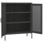 Preview: ARDEBO.de - Lagerschrank Anthrazit 80x35x101,5 cm Stahl    