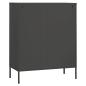 Preview: Lagerschrank Anthrazit 80x35x101,5 cm Stahl