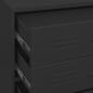 Preview: Kommode Schwarz 80x35x101,5 cm Stahl  