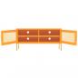 Preview: TV-Schrank Senfgelb 105x35x50 cm Stahl    