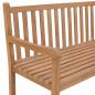 Preview: Garten-Eckbank 185x185x90 cm Massivholz Teak