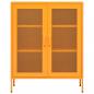 Preview: Lagerschrank Senfgelb 80x35x101,5 cm Stahl    