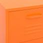 Preview: Lagerschrank Orange 42,5x35x101,5 cm Stahl
