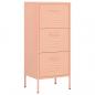 Preview: Lagerschrank Rosa 42,5x35x101,5 cm Stahl    