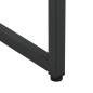 Preview: ARDEBO.de - Highboard Schwarz 80x35x100 cm Stahl