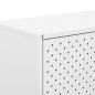 Preview: Highboard Weiß 80x35x100 cm Stahl