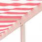 Preview: Sandkasten mit Verstellbarem Dach Tannenholz Weiß und Rot UV50