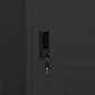 Preview: Kleiderschrank Anthrazit 80x50x180 cm Stahl