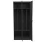 Preview: Kleiderschrank Anthrazit 80x50x180 cm Stahl