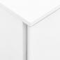 Preview: Aktenschrank mit Rollen Weiß 39x45x67 cm Stahl