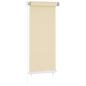 Preview: ARDEBO.de - Außenrollo Creme 65 (B) x 140 (H) cm HDPE