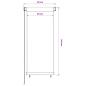 Preview: Außenrollo Creme 65 (B) x 140 (H) cm HDPE