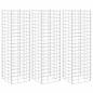 Preview: Gabionen-Hochbeete 3 Stk. 30x30x100 cm Eisen