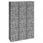 Preview: ARDEBO.de - Gabionen-Hochbeete 3 Stk. 30x30x150 cm Eisen