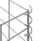 Preview: Gabionen-Hochbeete 3 Stk. 30x30x150 cm Eisen