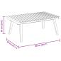 Preview: 3-tlg. Garten-Lounge-Set mit Kissen Massivholz Akazie