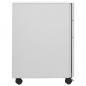 Preview: Aktenschrank mit Rollen Hellgrau 30x45x59 cm Stahl
