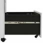 Preview: Aktenschrank mit Rollen Hellgrau 30x45x59 cm Stahl