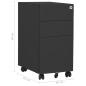 Preview: Aktenschrank mit Rollen Anthrazit 30x45x59 cm Stahl