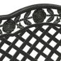 Preview: Gartenbank 108 cm Aluminiumguss Grün