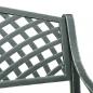 Preview: Gartenbank 102 cm Aluminiumguss Grün