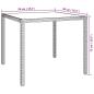 Preview: 3-tlg. Garten-Essgruppe Poly Rattan Braun