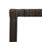 Preview: 3-tlg. Garten-Essgruppe Poly Rattan Braun