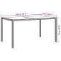 Preview: 5-tlg. Garten-Essgruppe mit Auflagen Poly Rattan Braun