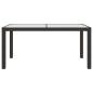 Preview: 5-tlg. Garten-Essgruppe mit Auflagen Poly Rattan Braun