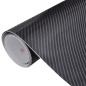 Preview: Autofolien 2 Stk. 4D Schwarz 100x150 cm