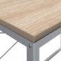 Preview: Computertisch Weiß und Eiche-Optik 110x60x70 cm Holzwerkstoff