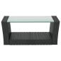 Preview: 8-tlg. Garten-Lounge-Set mit Kissen Poly Rattan Schwarz