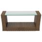 Preview: 16-tlg. Garten-Lounge-Set mit Kissen Poly-Rattan Braun