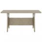 Preview: Gartentisch Grau 120x70x66 cm Poly Rattan