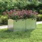 Preview: ARDEBO.de - Garten-Hochbeet 160x80x77 cm Verzinkter Stahl Silbern