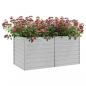 Preview: Garten-Hochbeet 160x80x77 cm Verzinkter Stahl Silbern