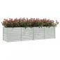 Preview: Garten-Hochbeet 320x80x77 cm Verzinkter Stahl Silber