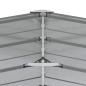 Preview: Garten-Hochbeet 129x77 cm Verzinkter Stahl Silber