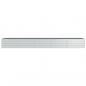 Preview: Garten-Hochbeet 400x80x45 cm Verzinkter Stahl Silber