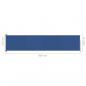 Preview: Seitenmarkise Ausziehbar 140x600 cm Blau