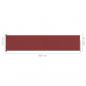 Preview: Seitenmarkise Ausziehbar 140x600 cm Rot