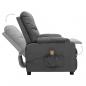 Preview: Massagesessel Hellgrau Stoff