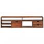 Preview: TV-Schrank 140x30x35 cm Massivholz Akazie