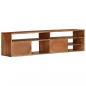 Preview: TV-Schrank 140x30x35 cm Massivholz Akazie
