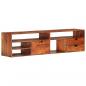 Preview: TV-Schrank 140x30x35 cm Massivholz Akazie